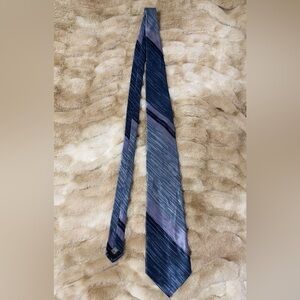 FUBU Striped Blue and Purple Tie